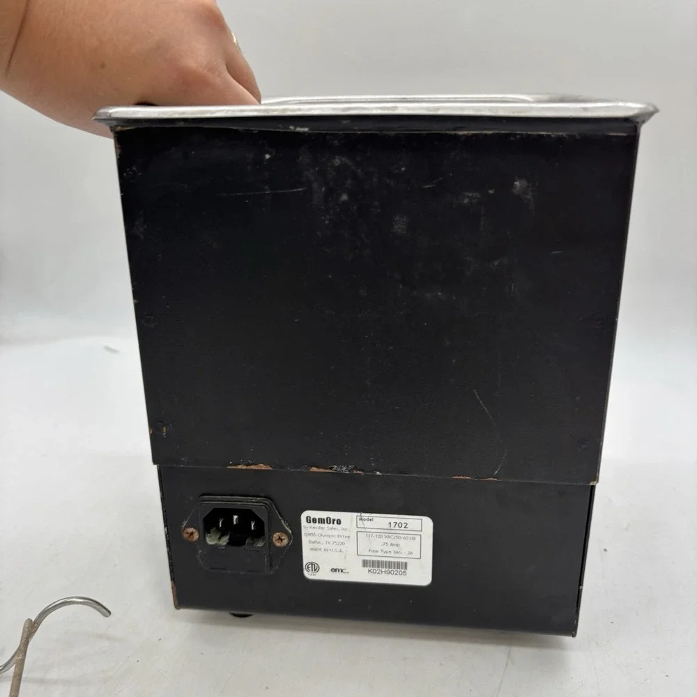 GemOro Ultrasonic Cleaner 1QT-1702 Tested And Works Made In USA